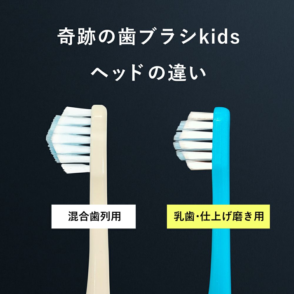 奇跡の歯ブラシkids（乳歯・仕上げ磨き用）6本